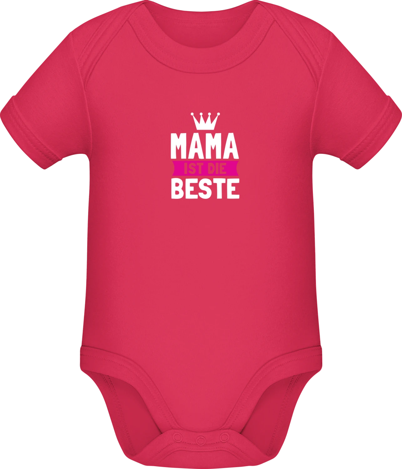 Mama ist die Beste - Sorbet Sonar SSL organic babybodsuit - Front