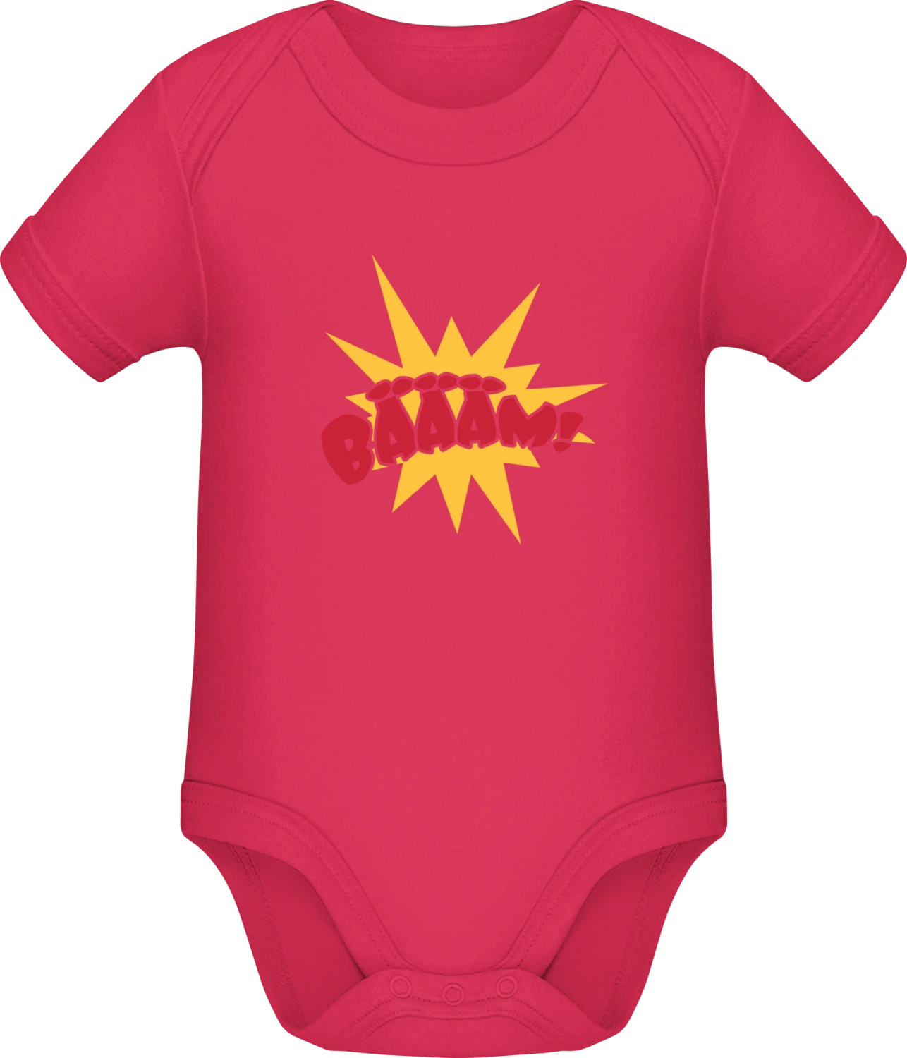 Bäääm - Sorbet Sonar SSL organic babybodsuit - Front