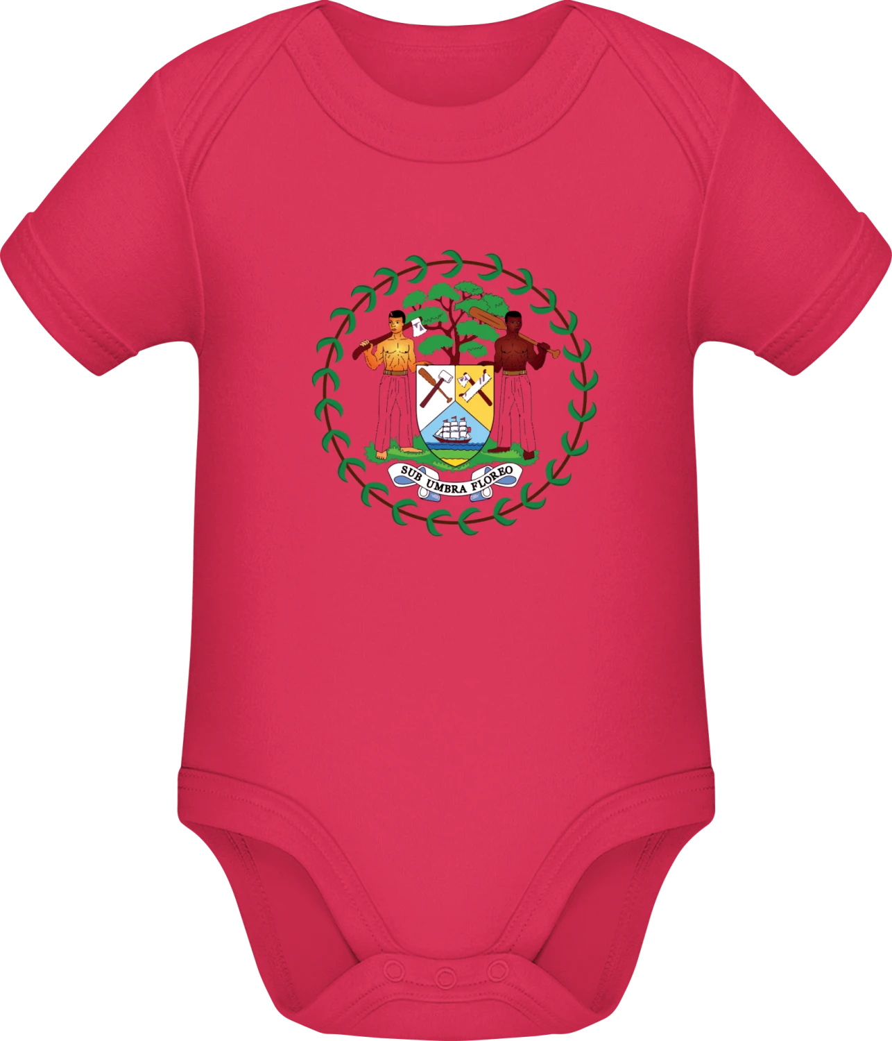 Belize - Sorbet Sonar SSL organic babybodsuit - Front