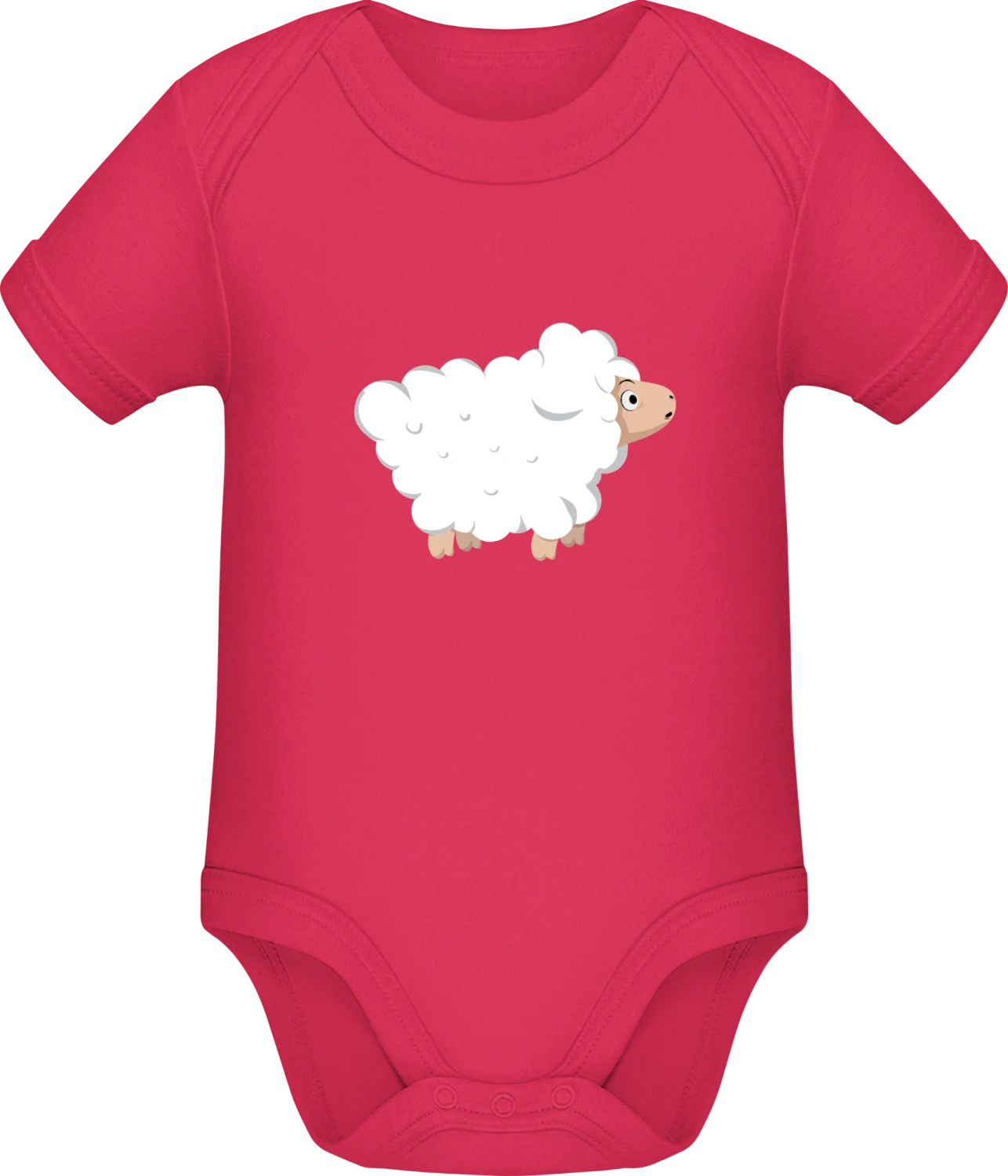 White Sheep - Sorbet Sonar SSL organic babybodsuit - Front