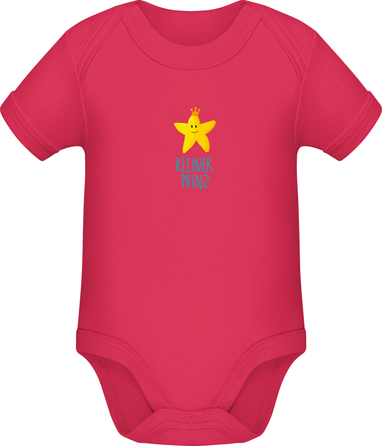 Kleine Prinz Stern - Sorbet Sonar SSL organic babybodsuit - Front