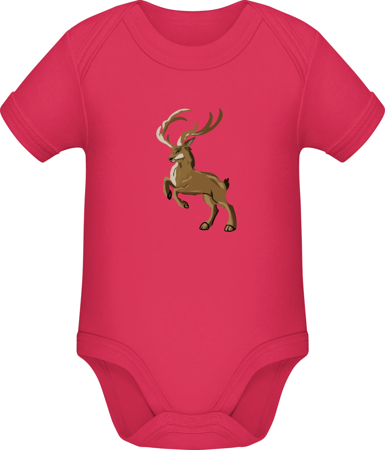 Wild Stag - Sorbet Sonar SSL organic babybodsuit - Front