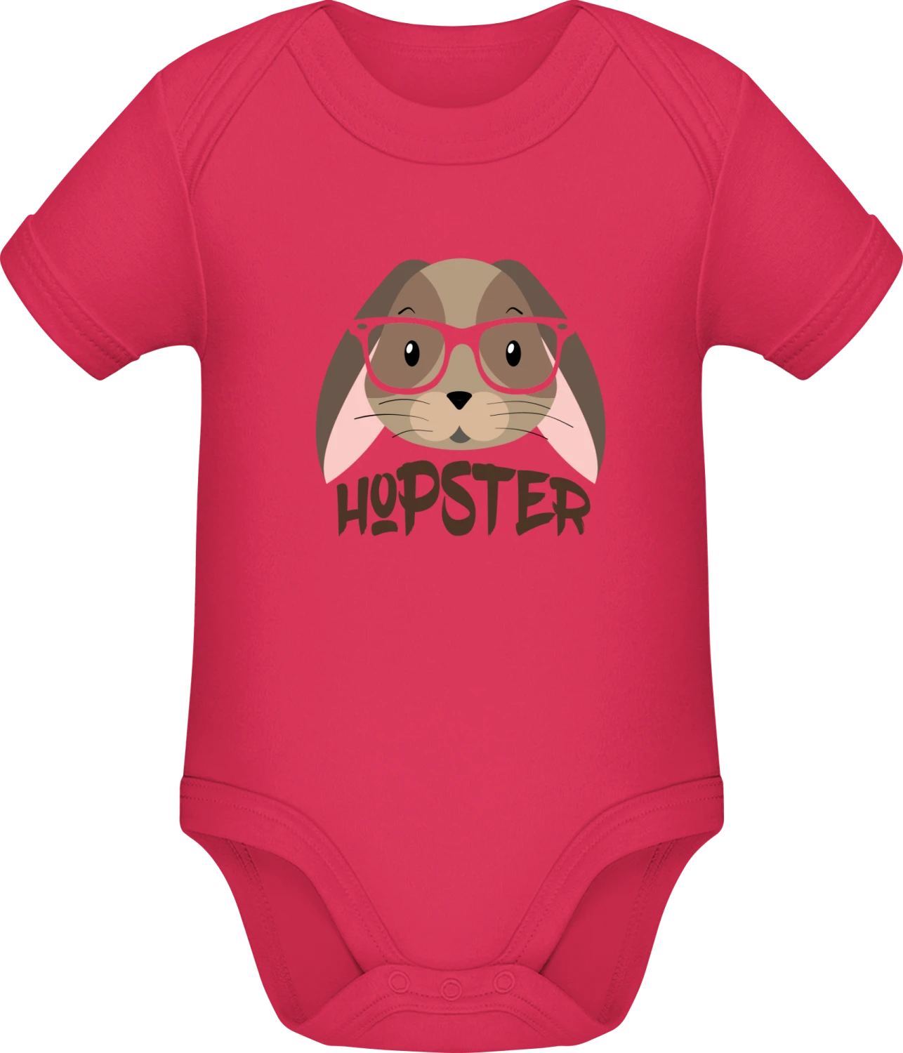 Hopster - Sorbet Sonar SSL organic babybodsuit - Front