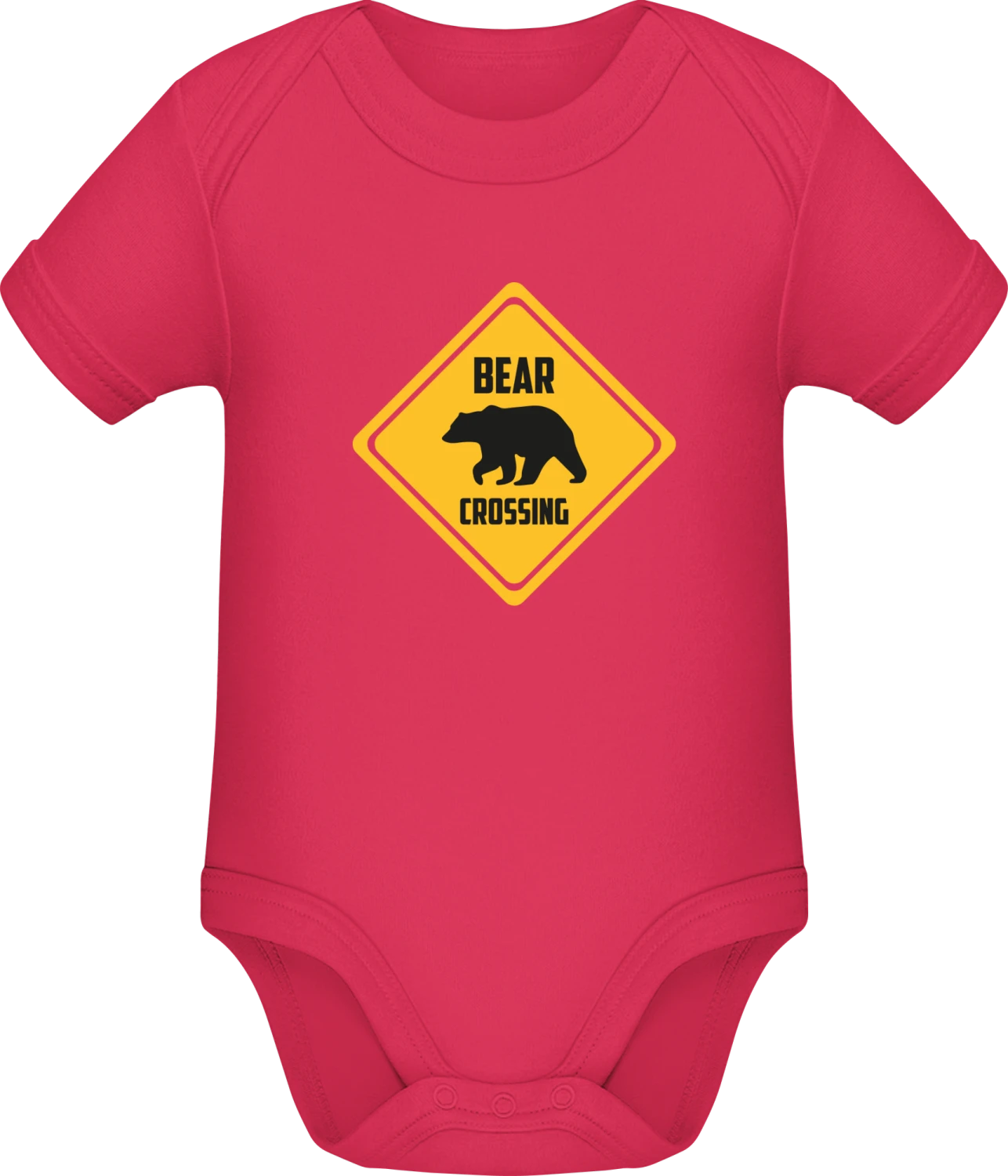 Bear Crossing - Sorbet Sonar SSL organic babybodsuit - Front