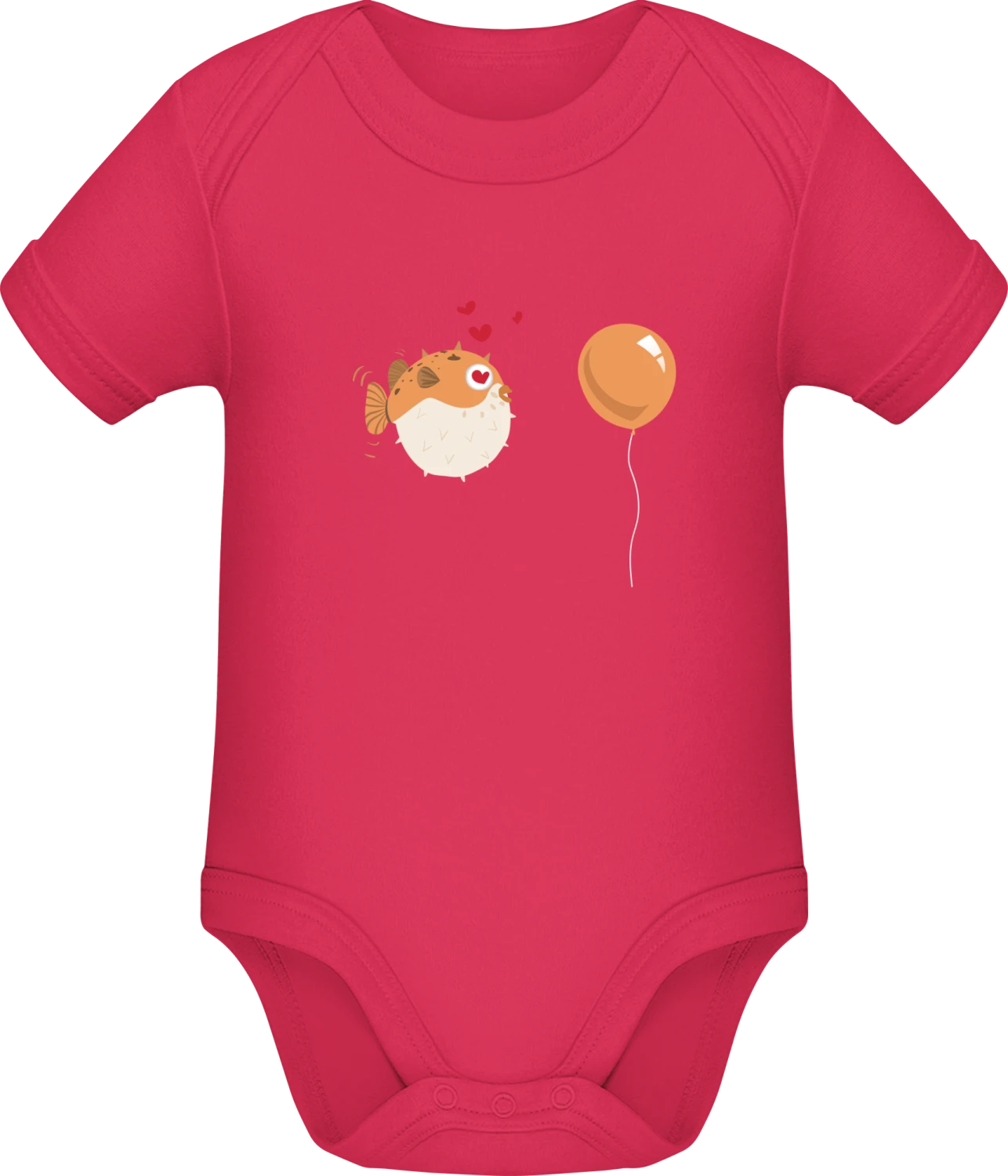 Blowfish Love - Sorbet Sonar SSL organic babybodsuit - Front