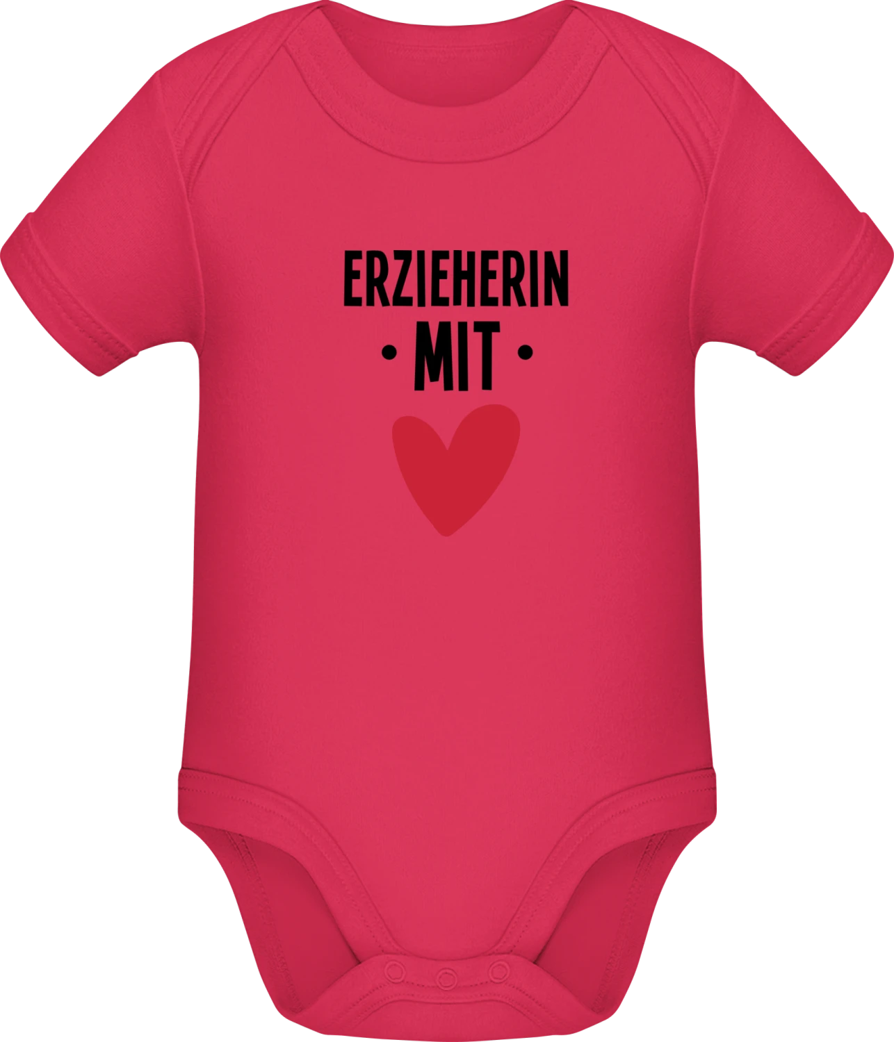 Erzieherin mit Herz - Sorbet Sonar SSL organic babybodsuit - Front