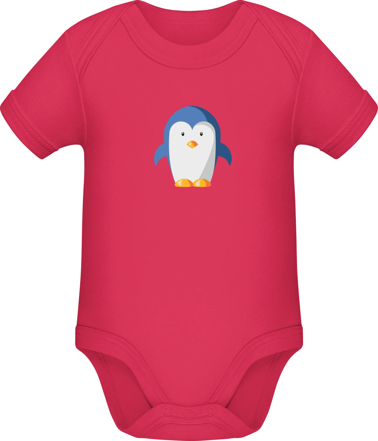 Little Penguin - Sorbet Sonar SSL organic babybodsuit - Front