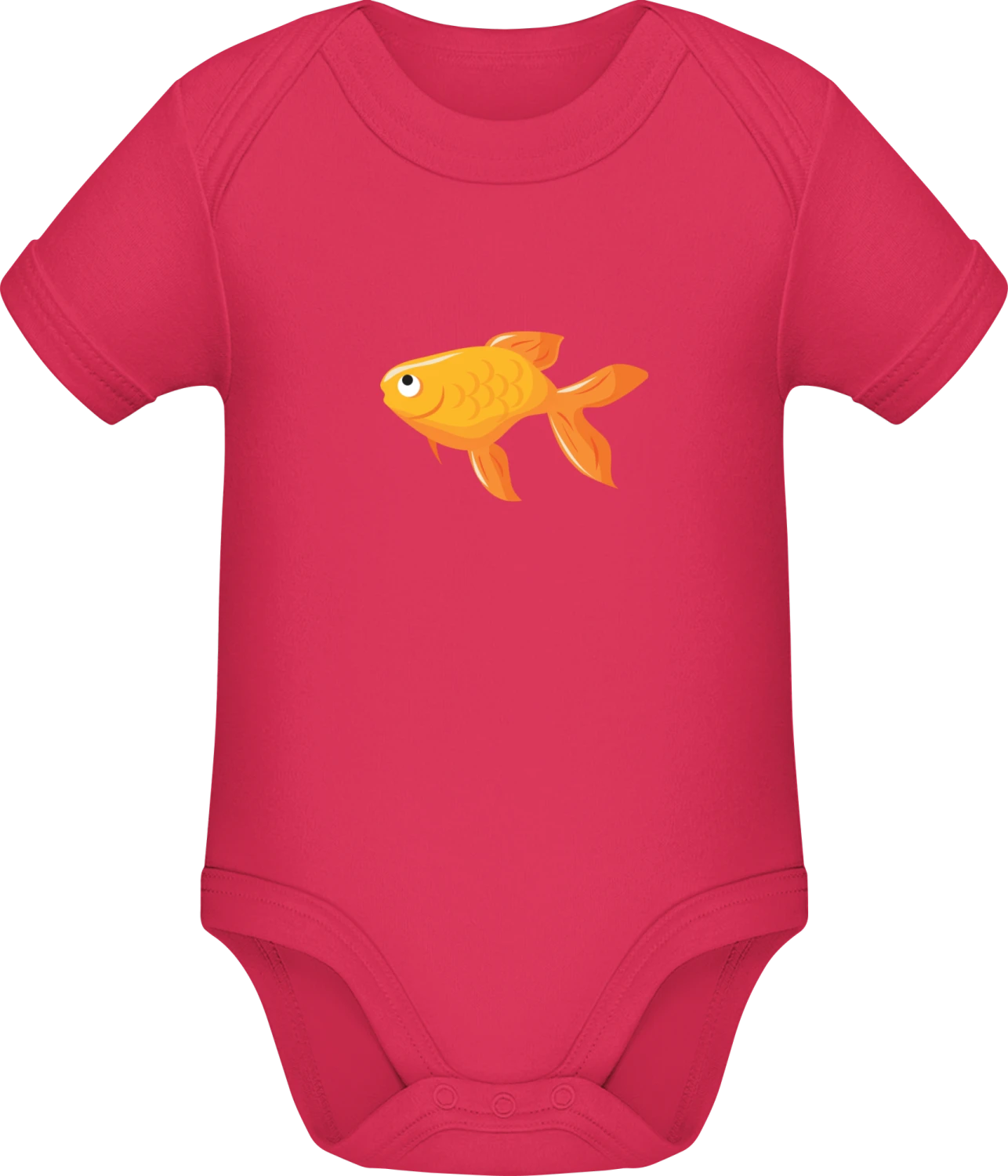 Goldfish - Sorbet Sonar SSL organic babybodsuit - Front