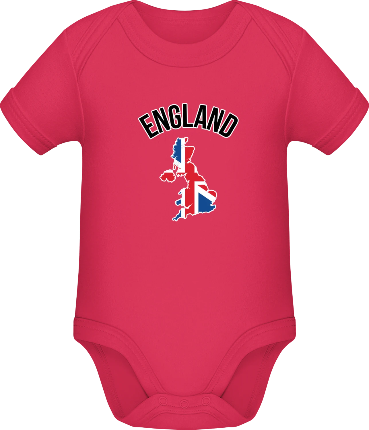 England Fan - Sorbet Sonar SSL organic babybodsuit - Front