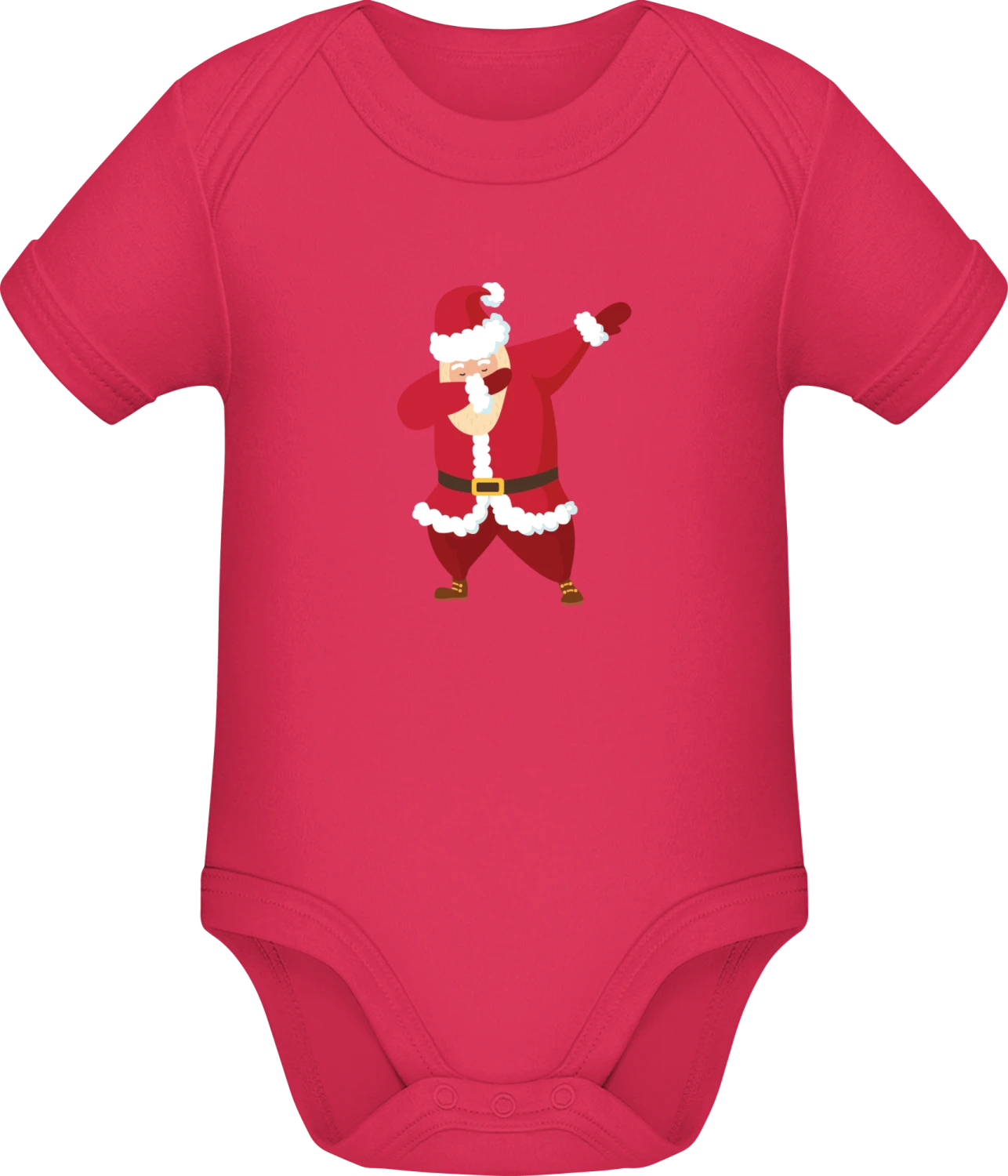 Santa Dabbing - Sorbet Sonar SSL organic babybodsuit - Front