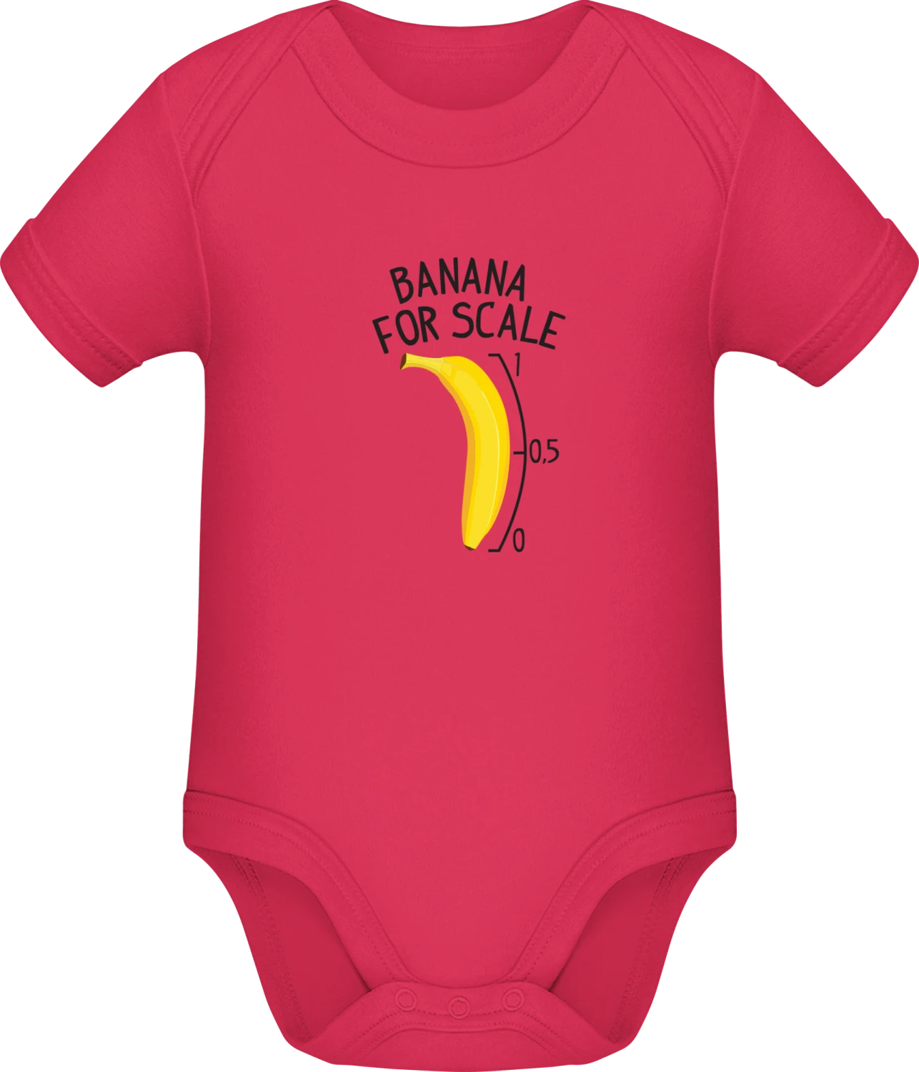 Banana For Scale - Sorbet Sonar SSL organic babybodsuit - Front