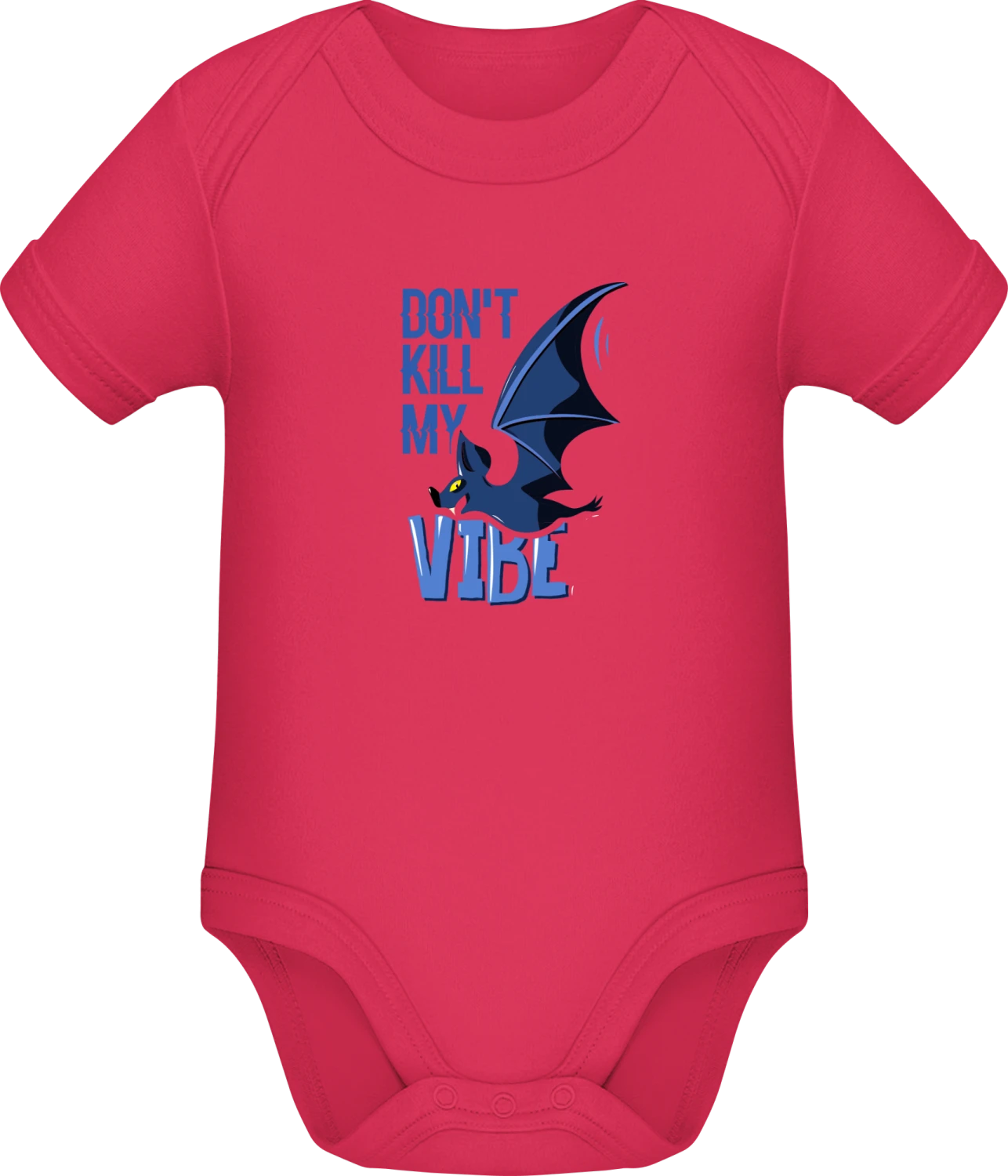 Don´t Kill My Vibe Bat - Sorbet Sonar SSL organic babybodsuit - Front