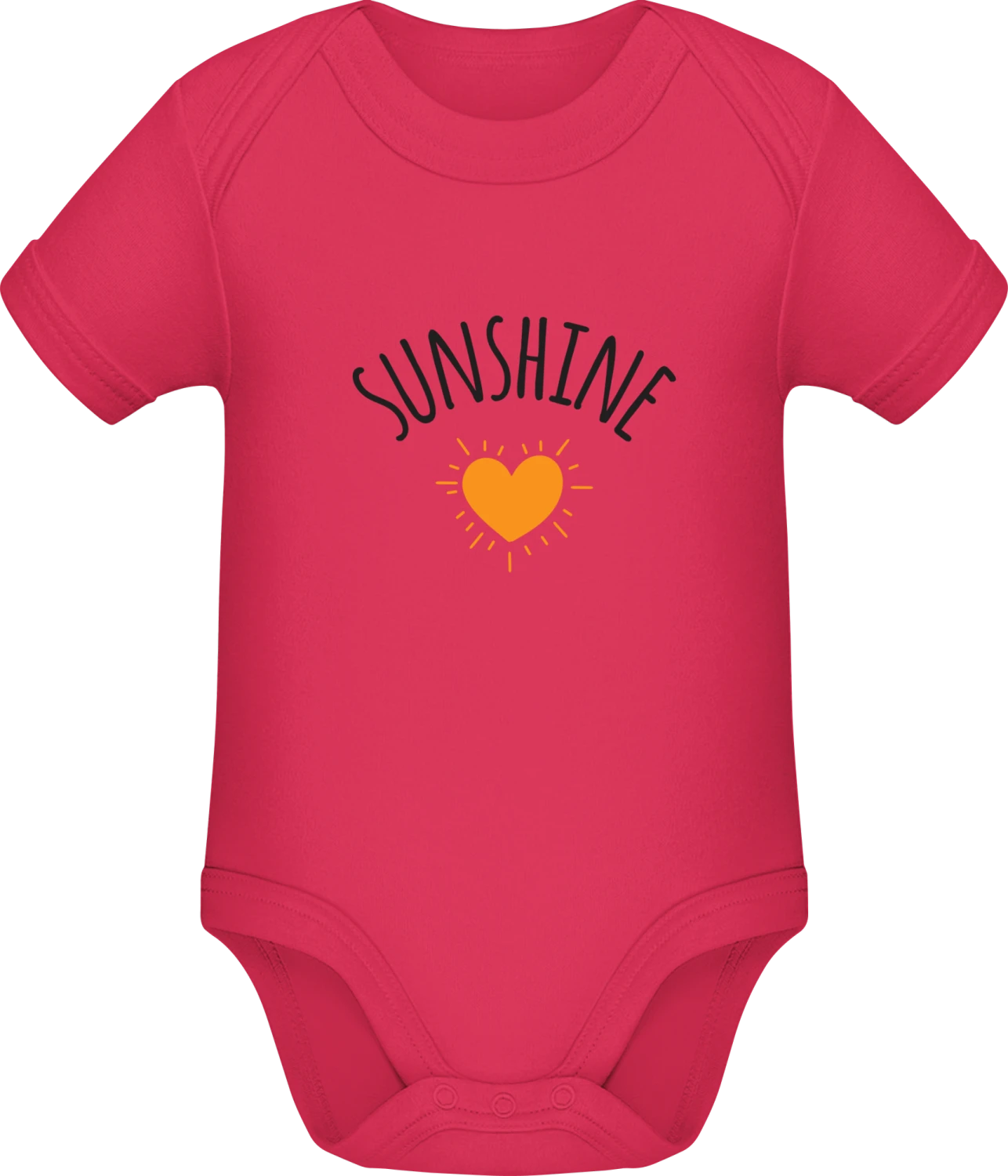 Sunshine Heart - Sorbet Sonar SSL organic babybodsuit - Front