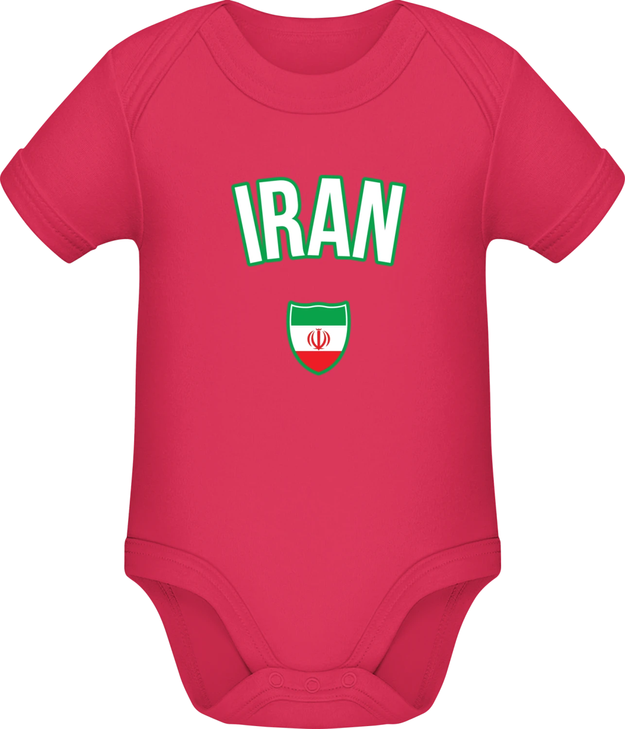 IRAN Fan - Sorbet Sonar SSL organic babybodsuit - Front