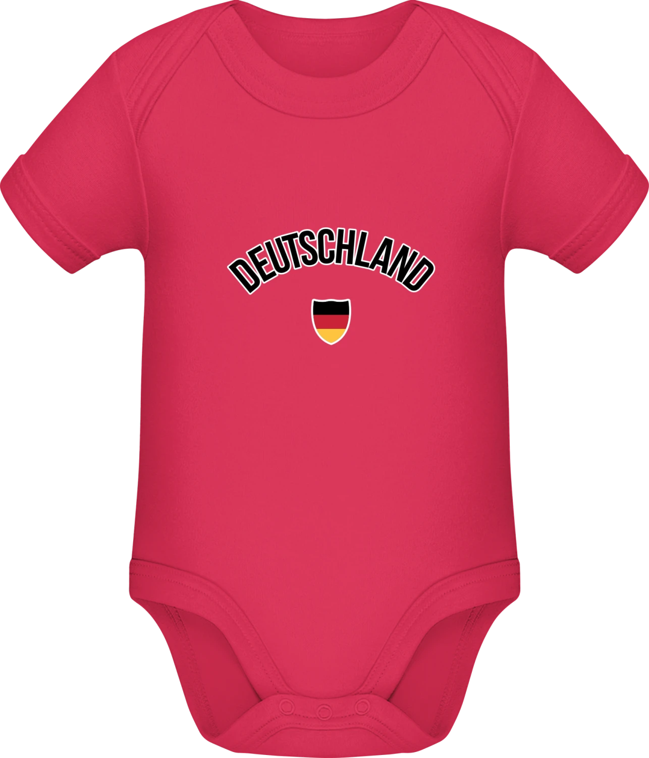 DEUTSCHLAND Fussball Fan - Sorbet Sonar SSL organic babybodsuit - Front