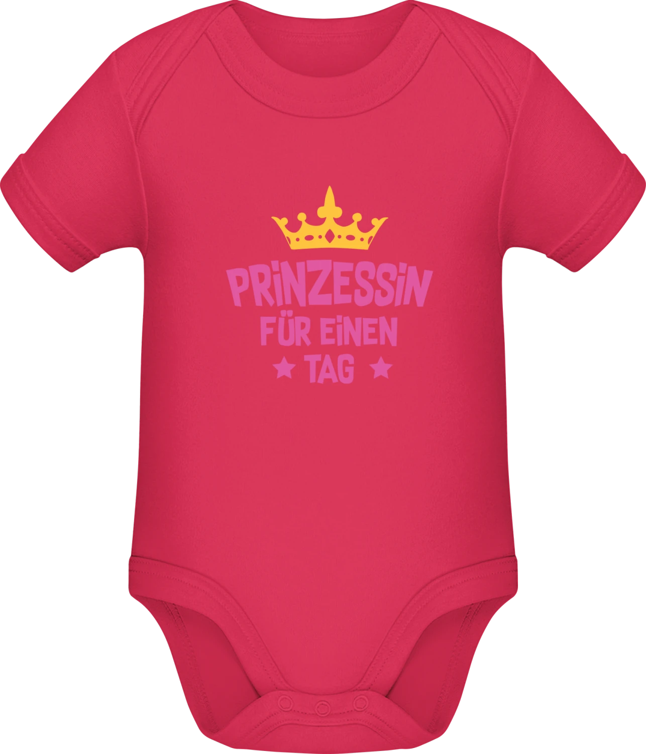 Prinzessin für einen Tag - Sorbet Sonar SSL organic babybodsuit - Front