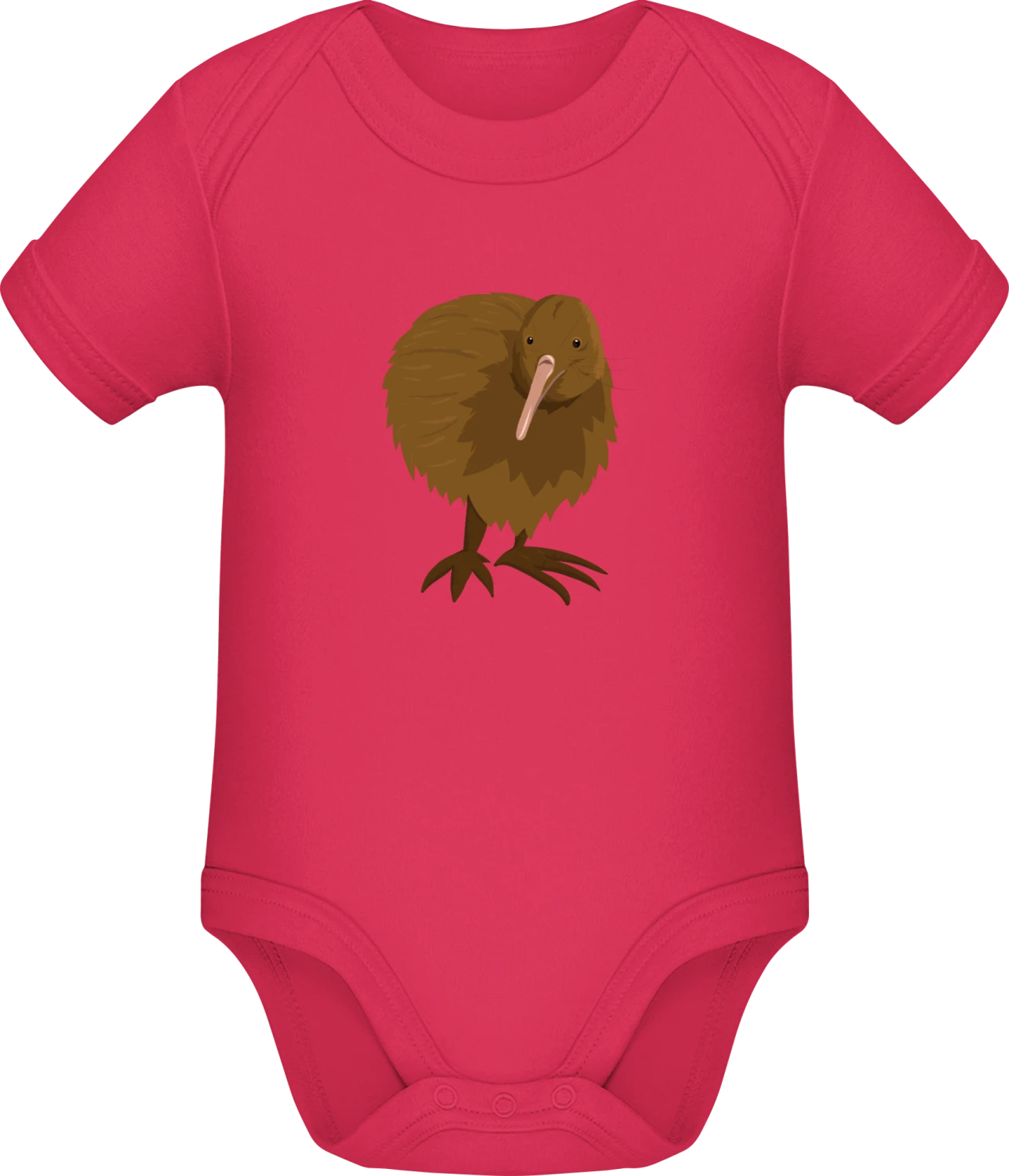 Kiwi Illustration - Sorbet Sonar SSL organic babybodsuit - Front