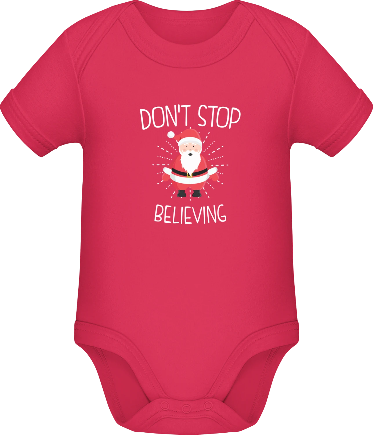 Don't Stop Believing - Sorbet Sonar SSL organic babybodsuit - Front