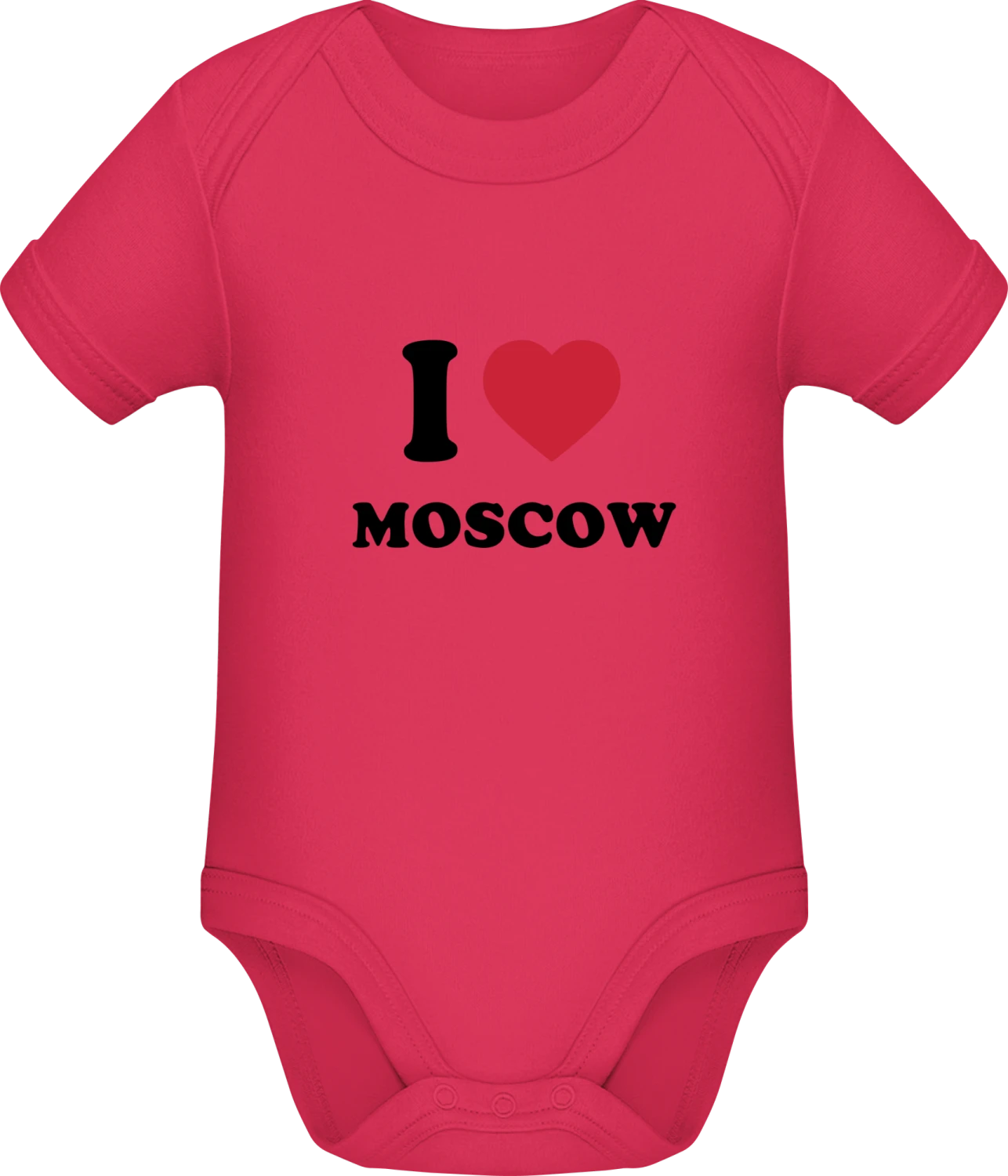 I love Moscow - Sorbet Sonar SSL organic babybodsuit - Front