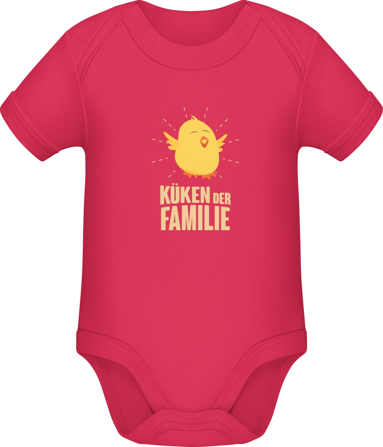 Küken der Familie - Sorbet Sonar SSL organic babybodsuit - Front