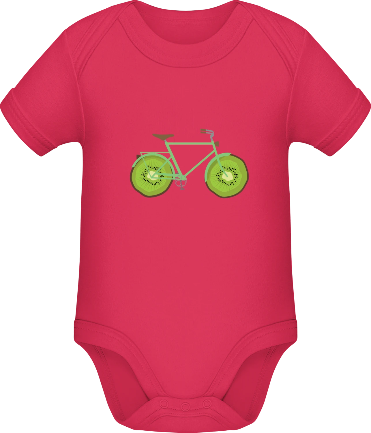 Kiwi Bicycle - Sorbet Sonar SSL organic babybodsuit - Front