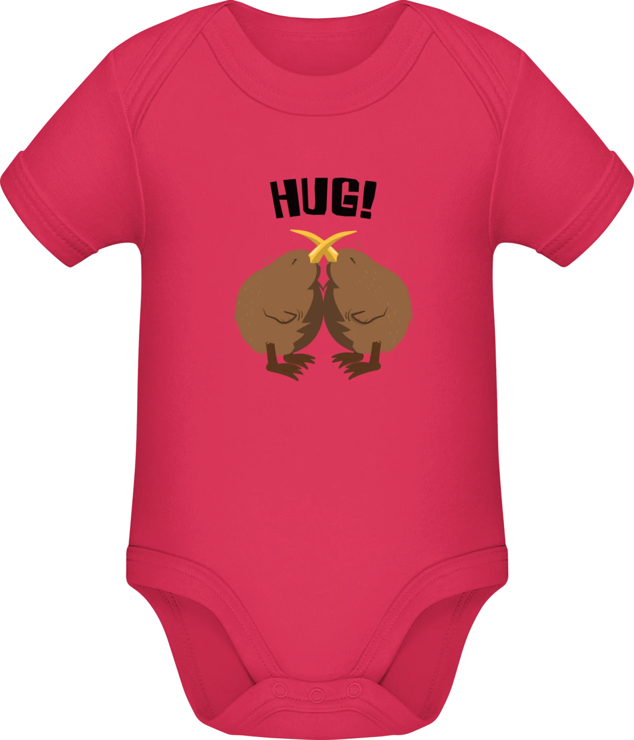 Kiwi Hug - Sorbet Sonar SSL organic babybodsuit - Front