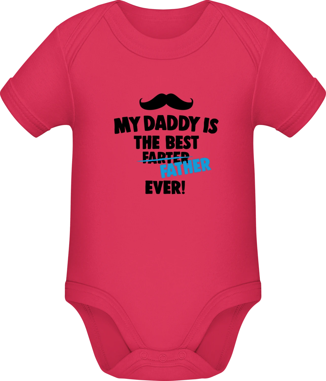 My Daddy Is The Best Farter/Father Ever! - Sorbet Sonar SSL organic babybodsuit - Front