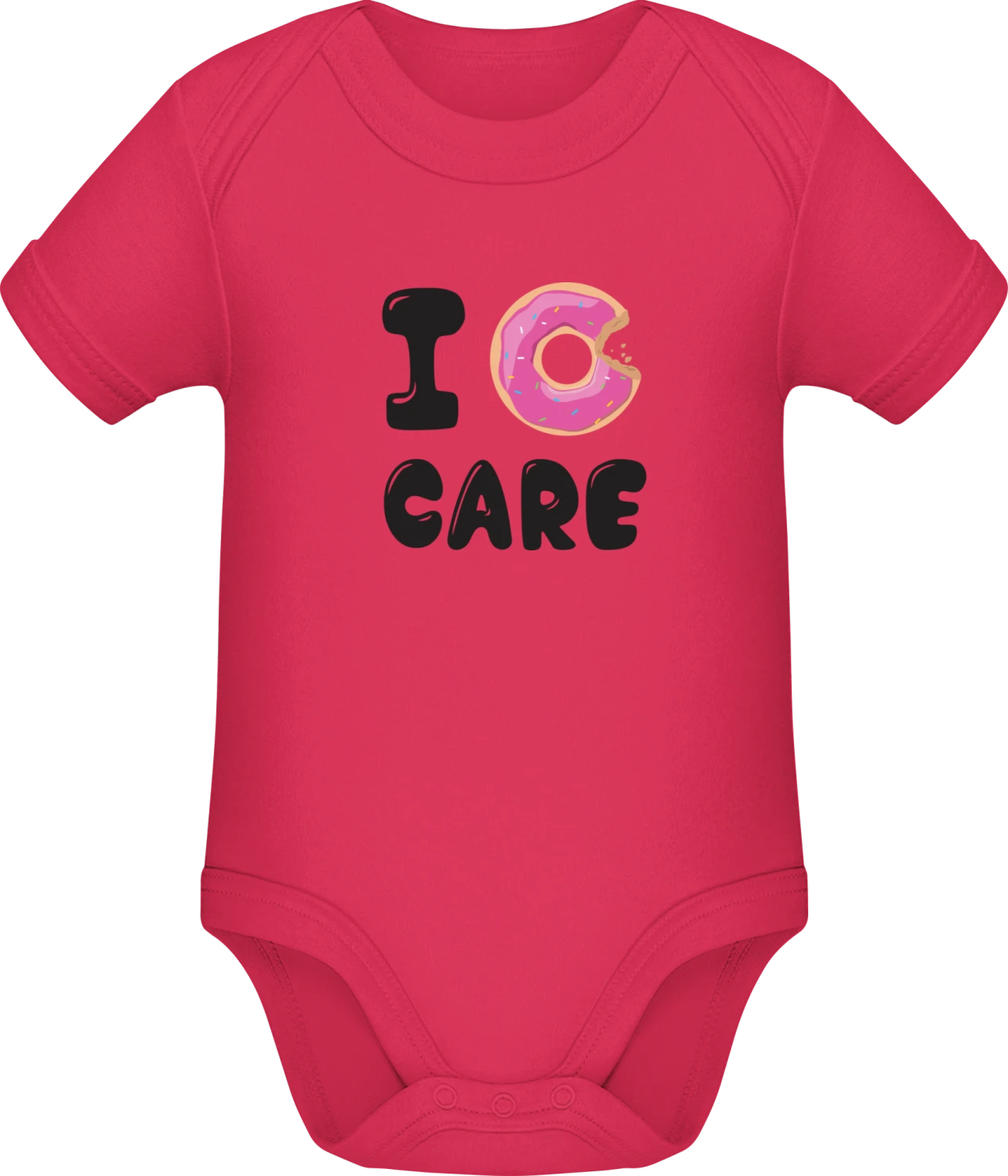 I Donut Care - Sorbet Sonar SSL organic babybodsuit - Front