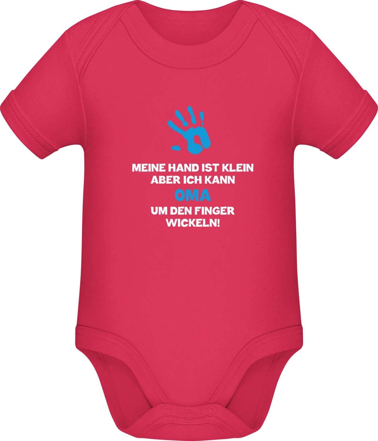 Meine Hand ist klein, aber ich kann Oma... - Sorbet Sonar SSL organic babybodsuit - Front