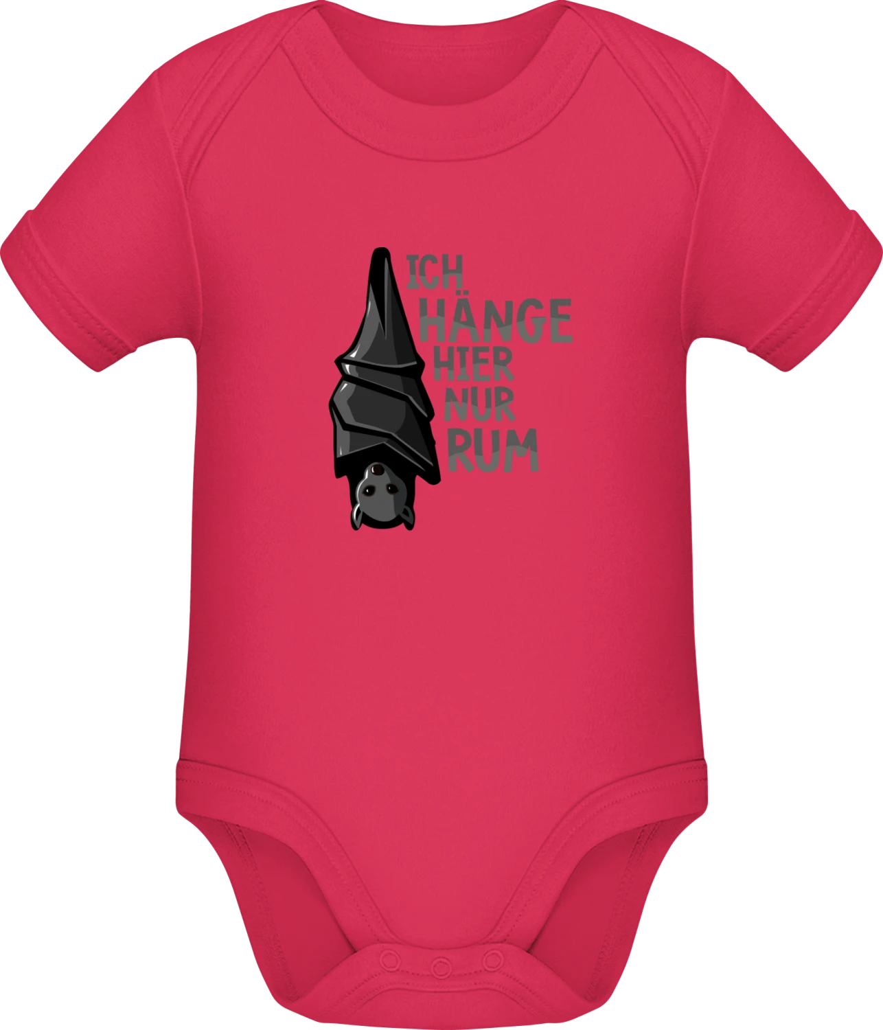 Ich Hänge hier nur rum - Sorbet Sonar SSL organic babybodsuit - Front