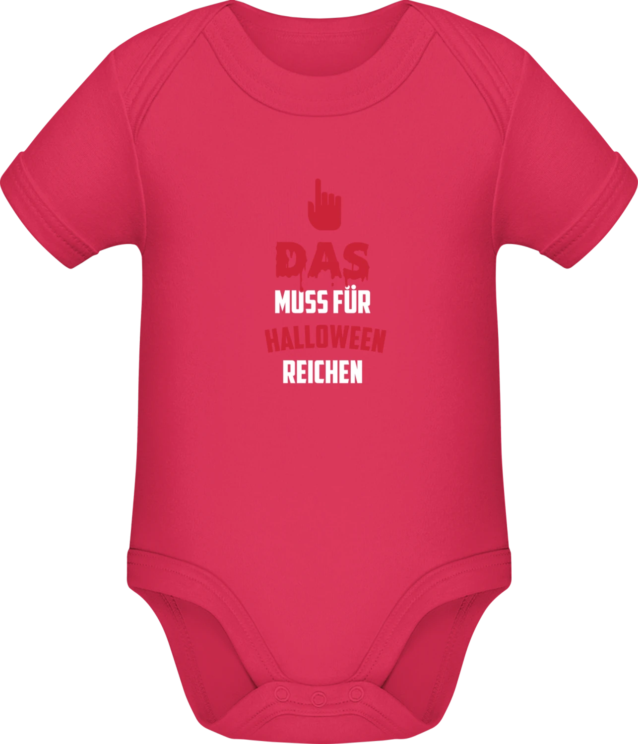 Das muss für Halloween reichen - Sorbet Sonar SSL organic babybodsuit - Front