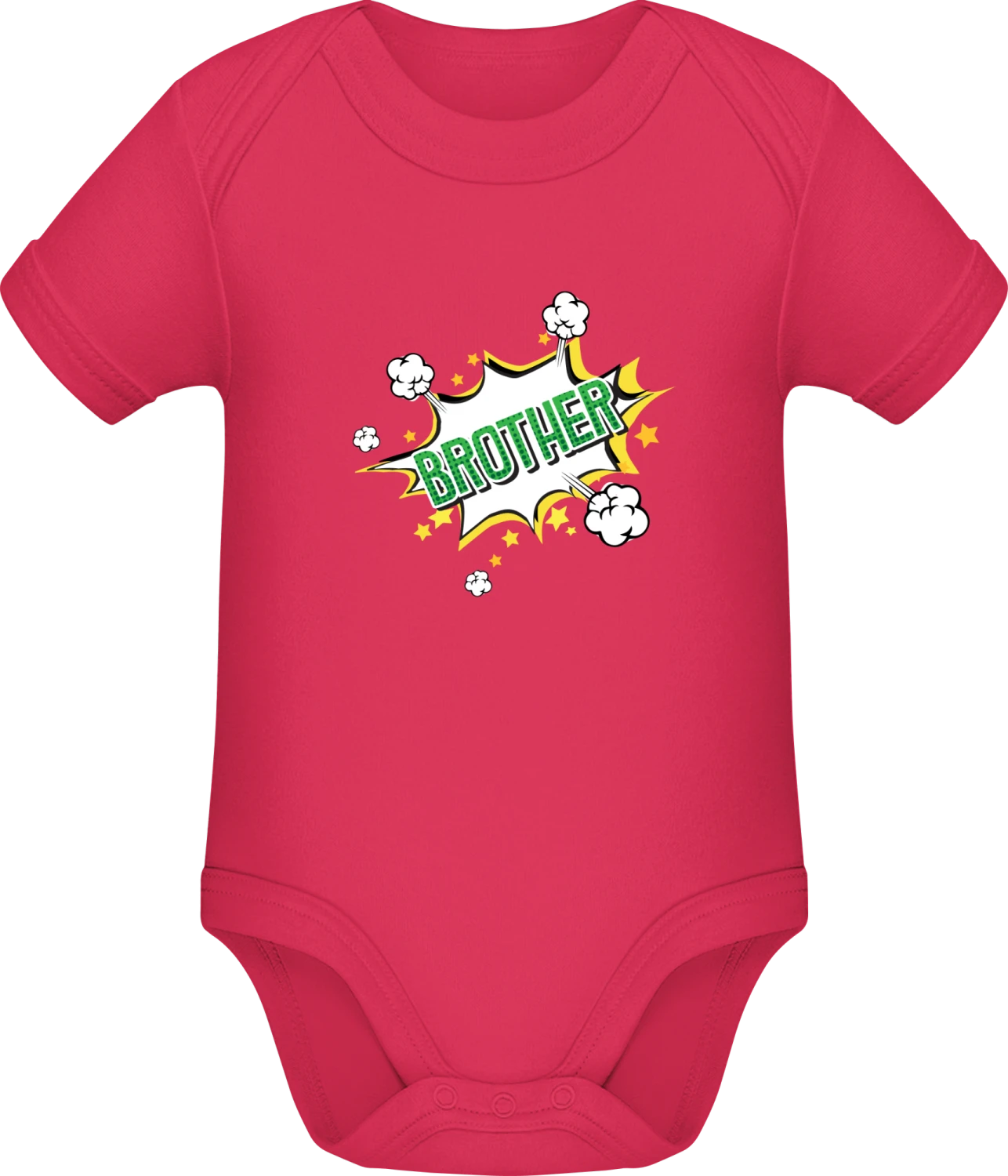 Brother Comic Fight Style - Sorbet Sonar SSL organic babybodsuit - Front