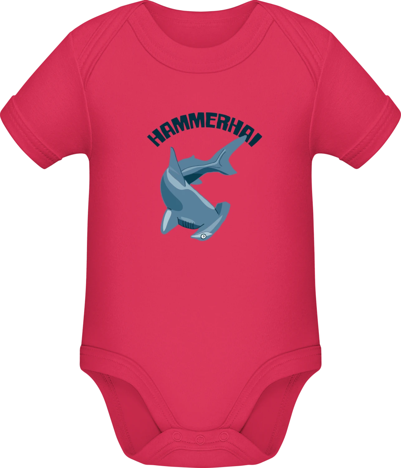 Hammerhai Logo - Sorbet Sonar SSL organic babybodsuit - Front