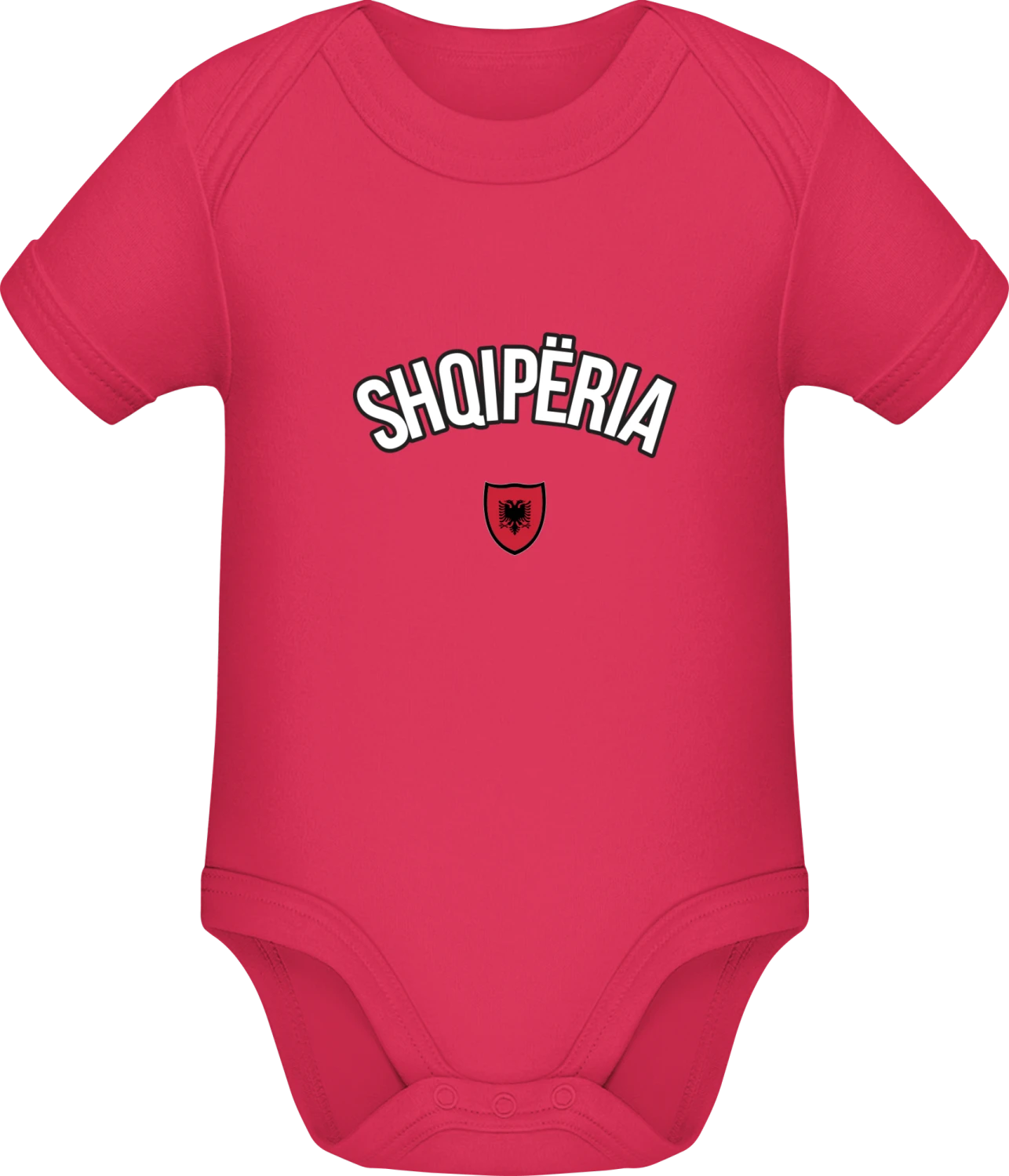 SHQIPERIA Fan - Sorbet Sonar SSL organic babybodsuit - Front