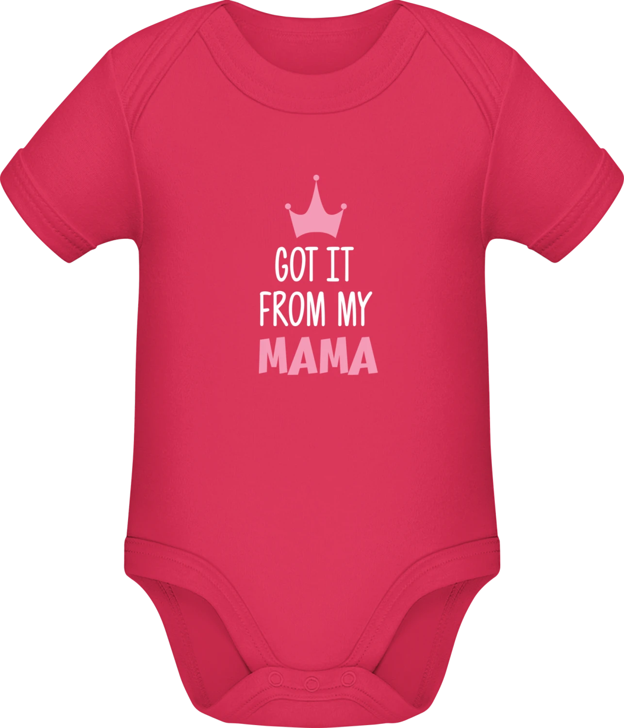 Got It From My Mama - Sorbet Sonar SSL organic babybodsuit - Front