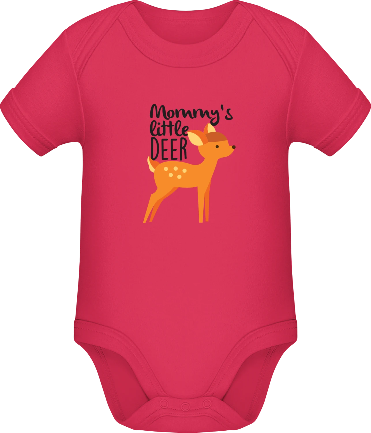 Mommy's Little Deer - Sorbet Sonar SSL organic babybodsuit - Front