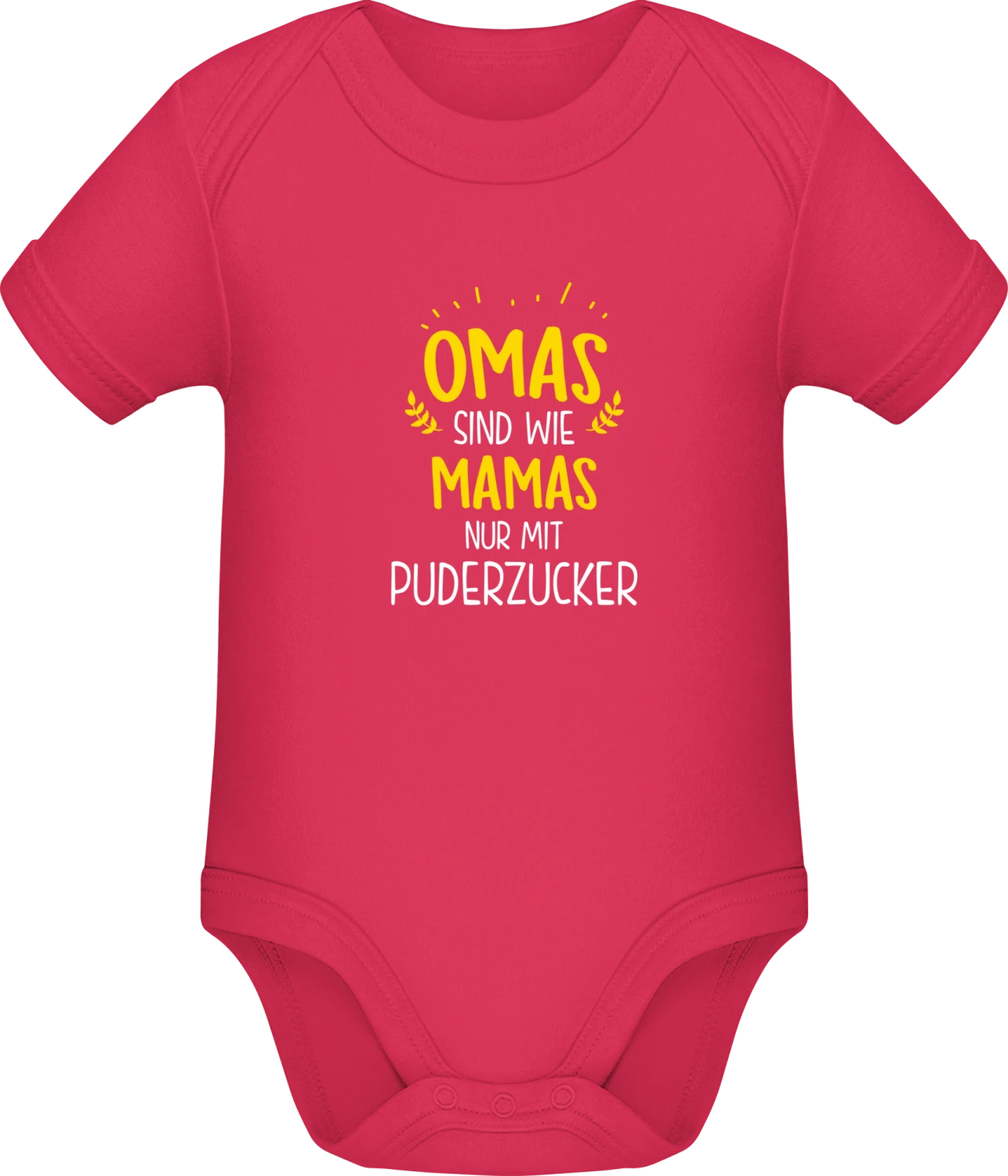 Omas sind wie Mamas nur mit Puderzucker - Sorbet Sonar SSL organic babybodsuit - Front