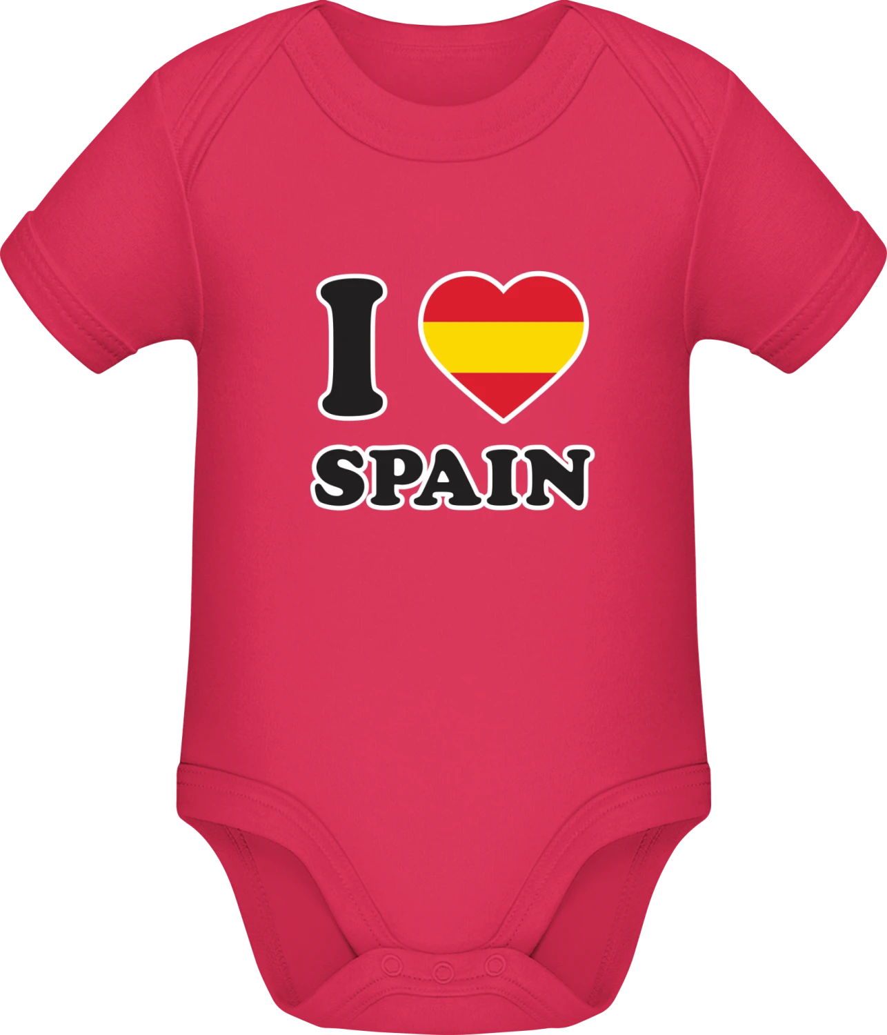 I Love Spain - Sorbet Sonar SSL organic babybodsuit - Front