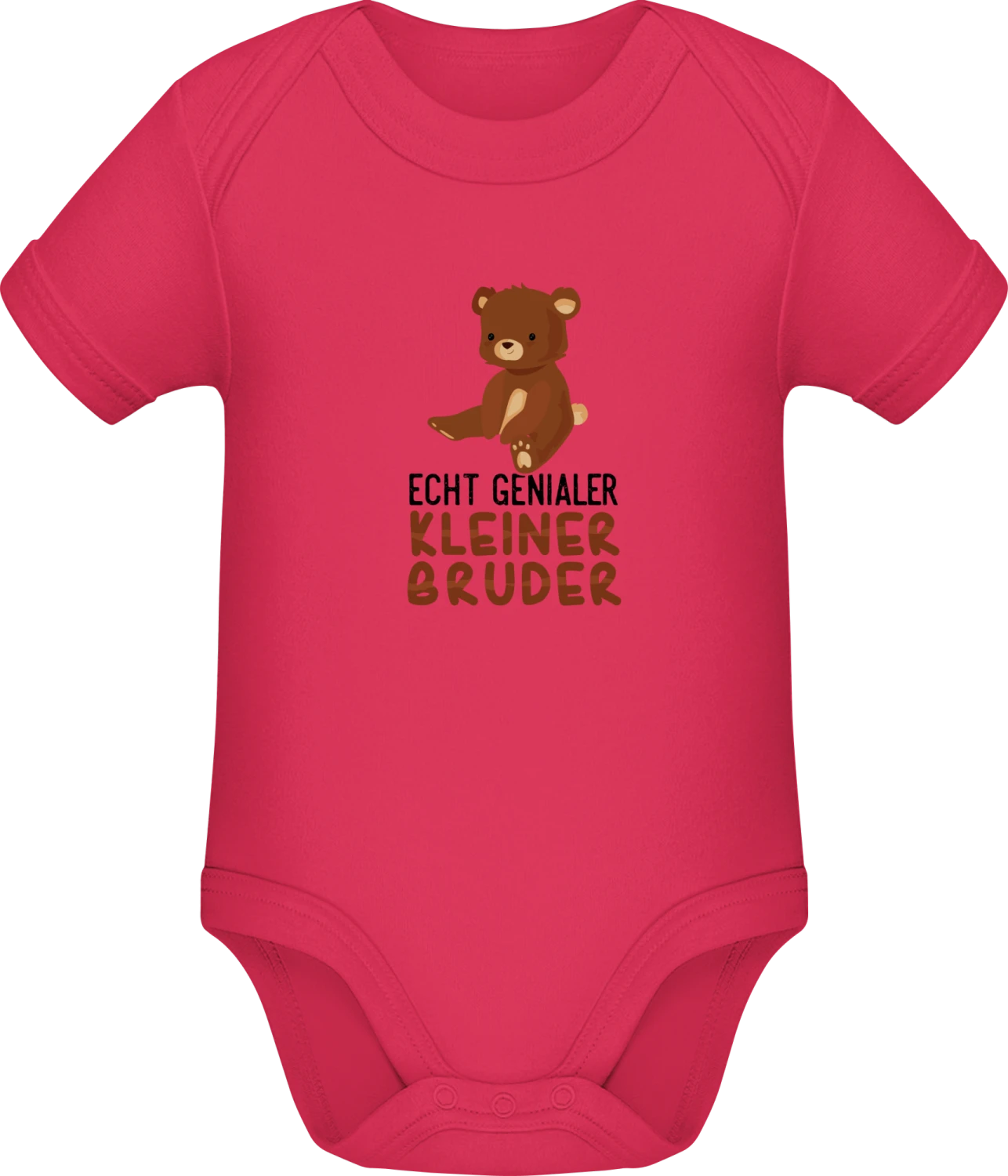 Echt genialer kleiner Bruder - Sorbet Sonar SSL organic babybodsuit - Front