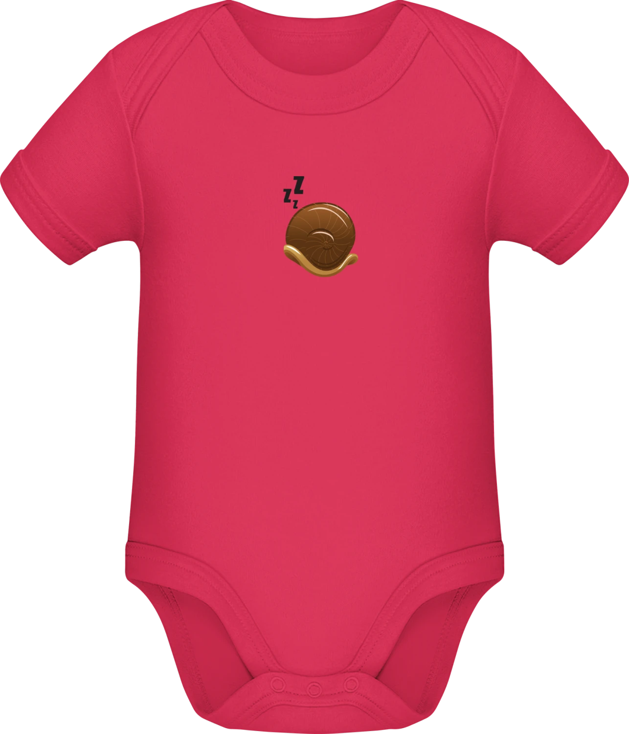 Sleeping Snail - Sorbet Sonar SSL organic babybodsuit - Front