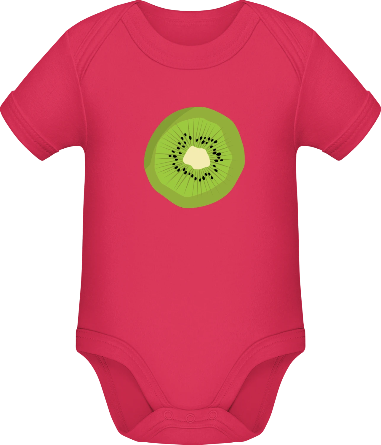 Kiwi Slice - Sorbet Sonar SSL organic babybodsuit - Front