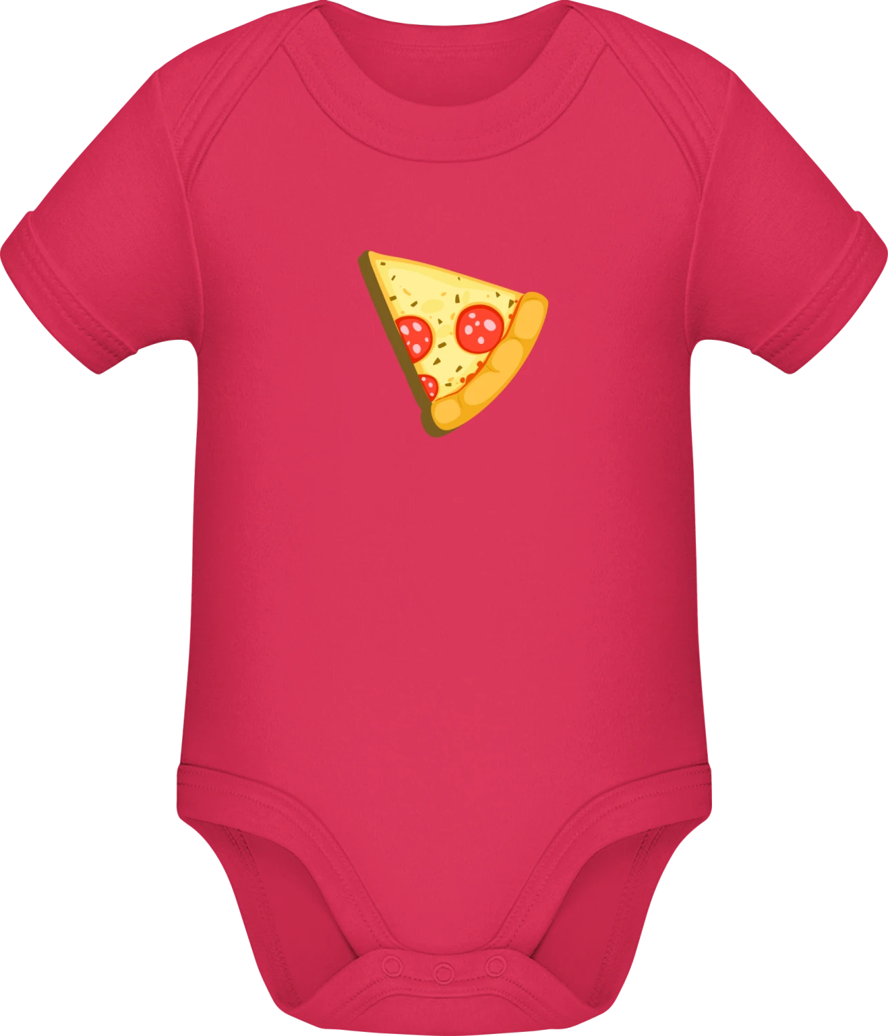 Slice Of Pizza - Sorbet Sonar SSL organic babybodsuit - Front