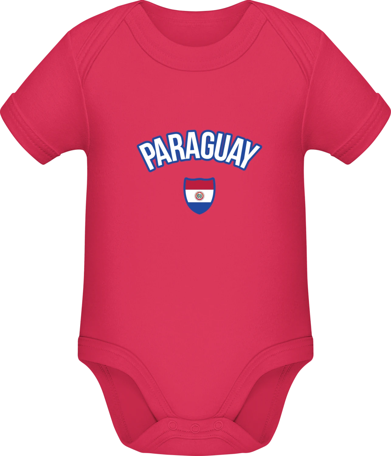 PARAGUAY Fan - Sorbet Sonar SSL organic babybodsuit - Front