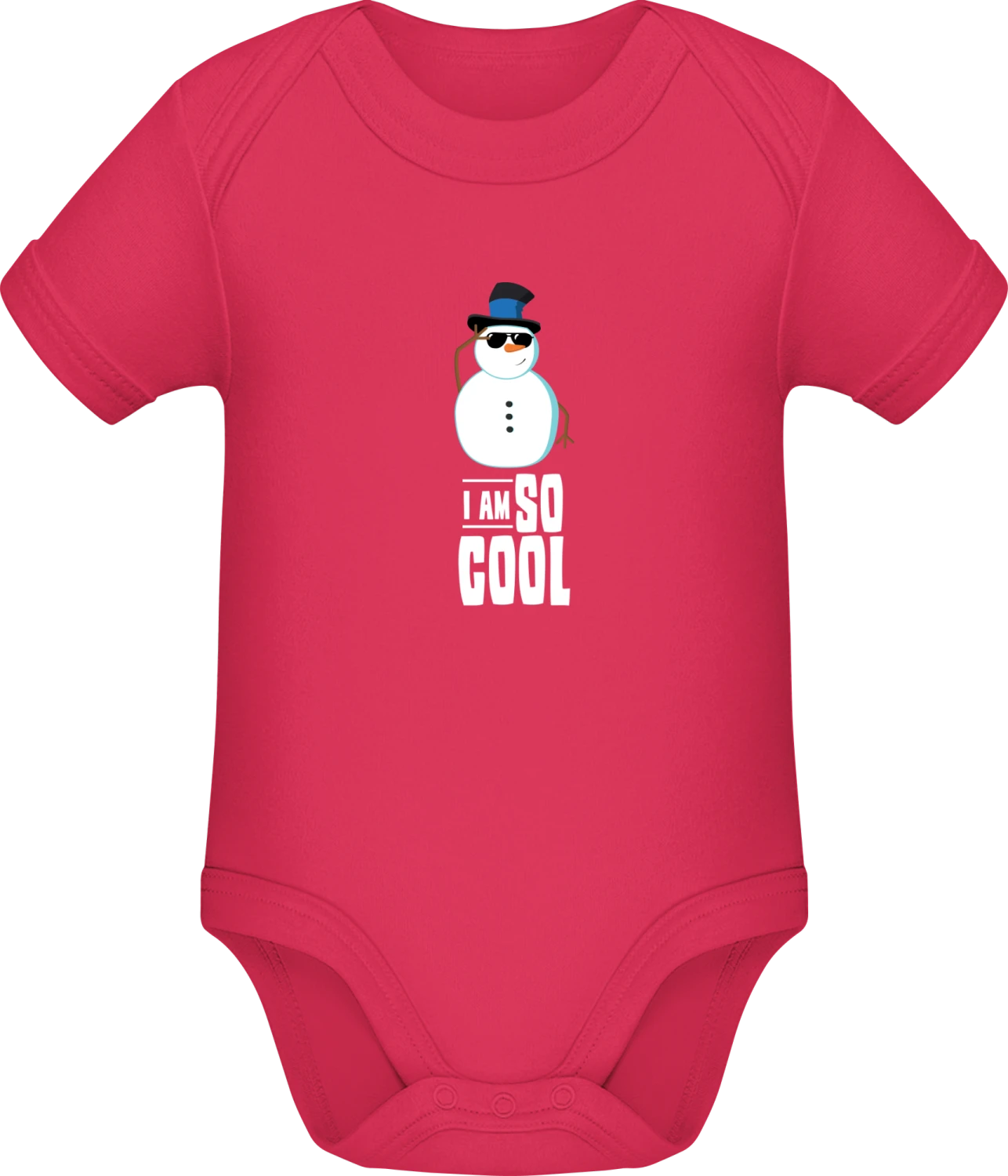 I Am So Cool - Sorbet Sonar SSL organic babybodsuit - Front