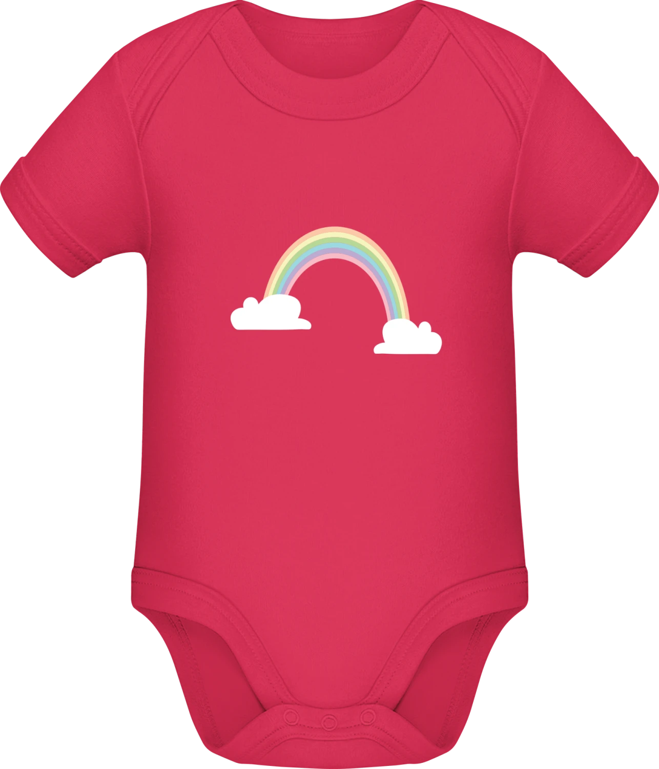 Rainbow - Sorbet Sonar SSL organic babybodsuit - Front