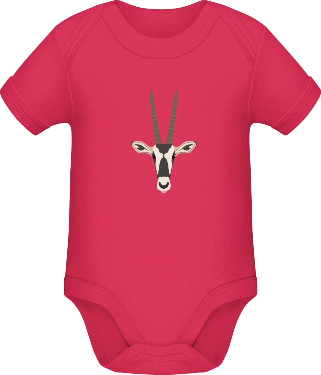 African Antelope - Sorbet Sonar SSL organic babybodsuit - Front