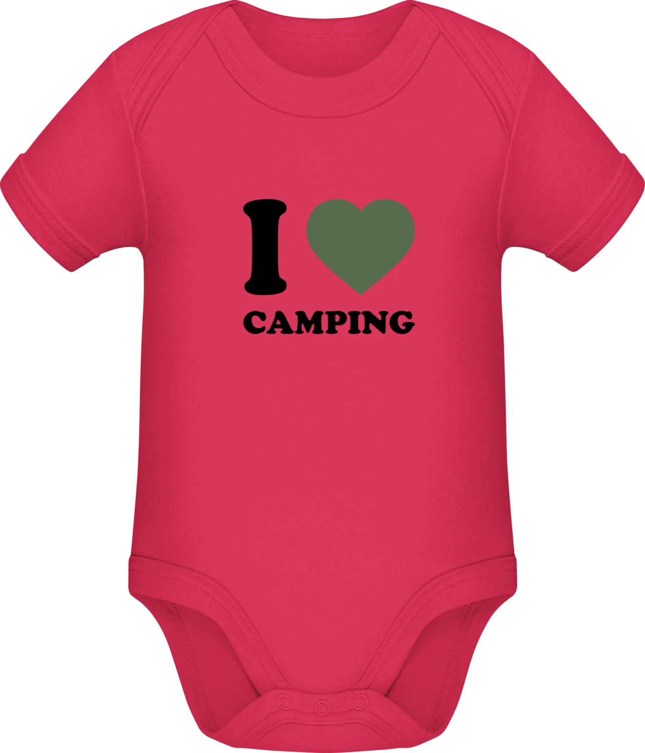 camping love - Sorbet Sonar SSL organic babybodsuit - Front