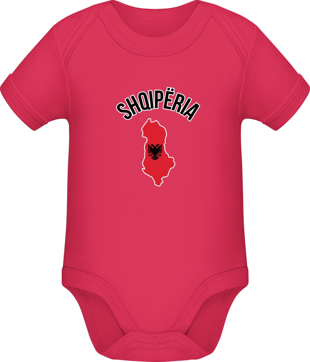 Shqiperia - Sorbet Sonar SSL organic babybodsuit - Front