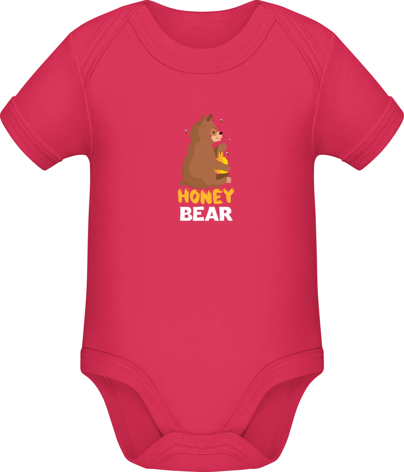 Honey Bear - Sorbet Sonar SSL organic babybodsuit - Front