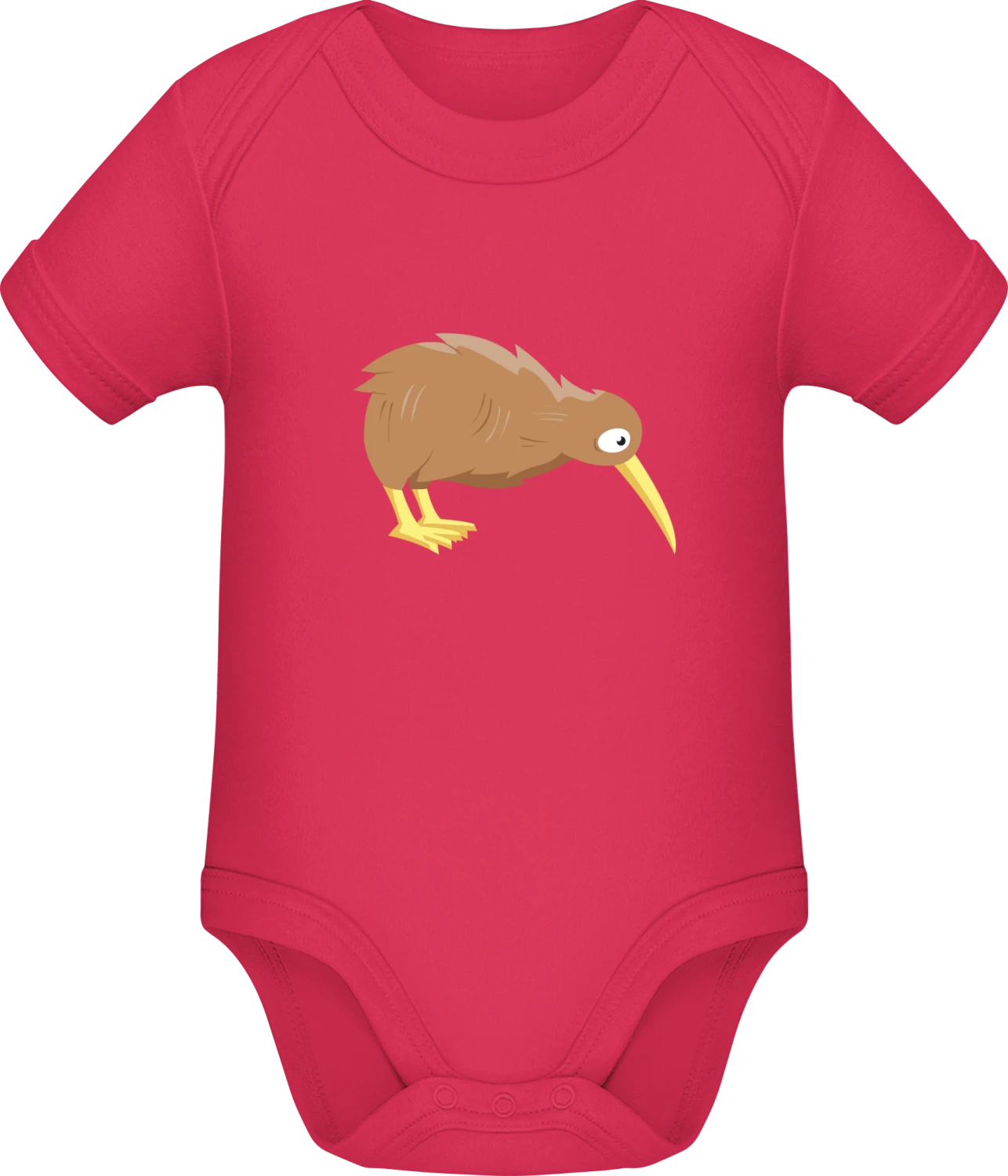 Kiwi Bird Funny - Sorbet Sonar SSL organic babybodsuit - Front